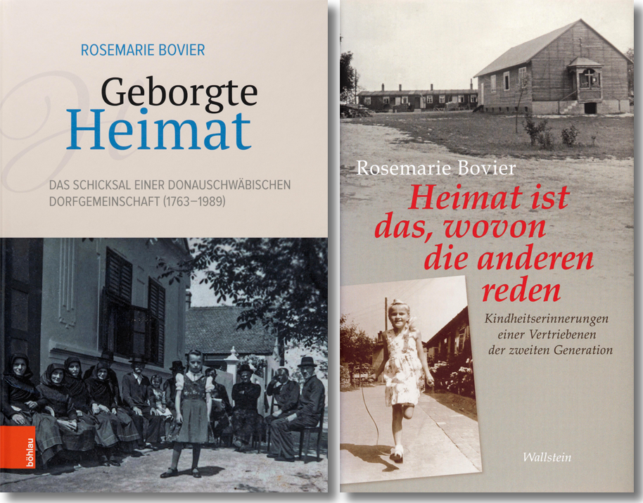 Buchcover: Rosemarie Bovier: Geborgte Heimat | Heimat ist das, wovon die anderen reden