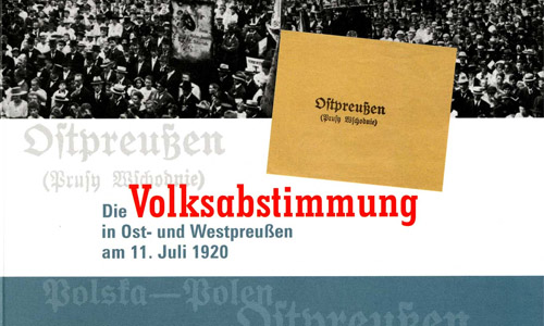 Buchcover: Die Volksabstimmung in Ost- und Westpreußen am 11. Juli 1920 (Ausschnitt)
