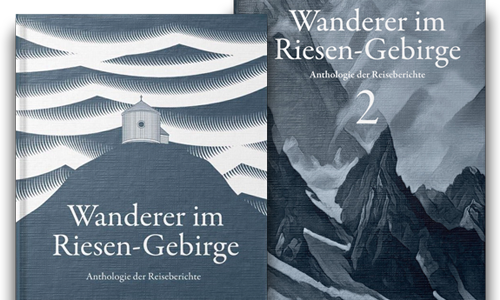 Buchcover: Wanderer im Riesen-Gebirge. Anthologie der Reiseberichte aus dem 17. bis 20. Jahrhundert, Band 1 und 2