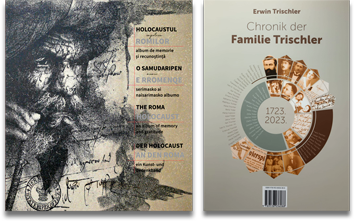 Buchcover: Der Holocaust an den Roma und Chronik der Familie Trischler 1723–2023