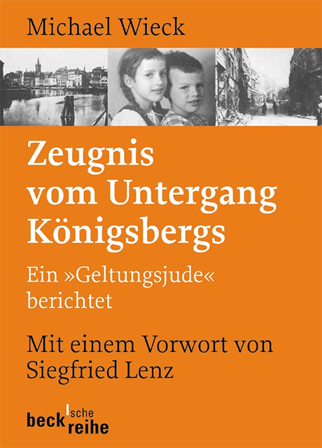 Buchcover: Michael Wieck: Zeugnis vom Untergang Königsbergs