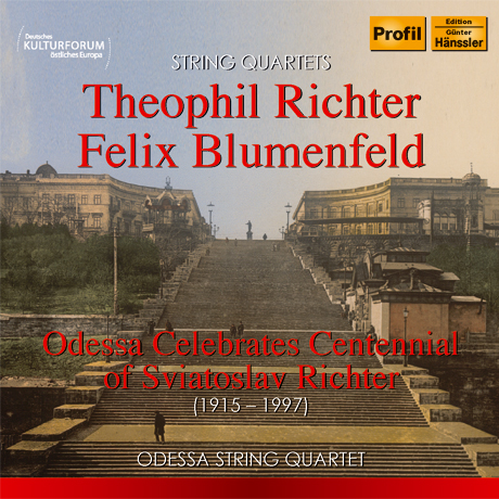CD-Cover: Theophil Richter, Felix Blumenfeld – StringQuartetts
