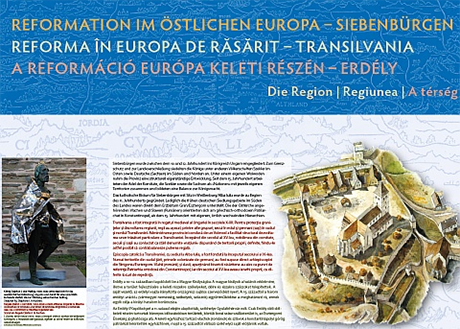 Tafel: Reformation im östlichen Europa – Siebenbuergen | Die Region (Ausschnitt)