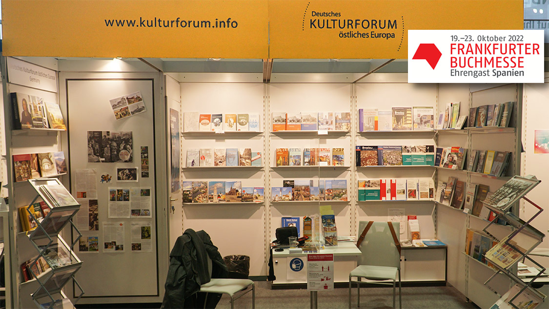 Das Deutsche Kulturforum östliches Europa auf der Frankfurter Buchmesse 2022 Platzhalterdarstellung für ausgewählte Veranstaltungen