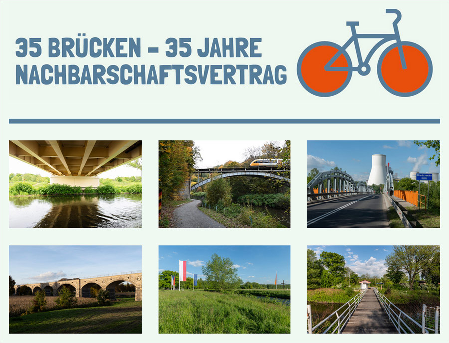 »35 Brücken Jahre Nachbarschaftsvertrag«. Screenshot von www.kulturaktiv.org. Fotos: Thomas Voßbeck