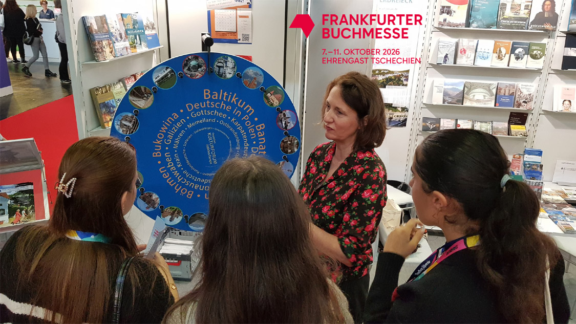 Das Deutsche Kulturforum östliches Europa auf der Frankfurter Buchmesse 2026 Platzhalterdarstellung für ausgewählte Veranstaltungen