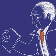 Plakatmotiv: Festival100! Arnošt Lustig