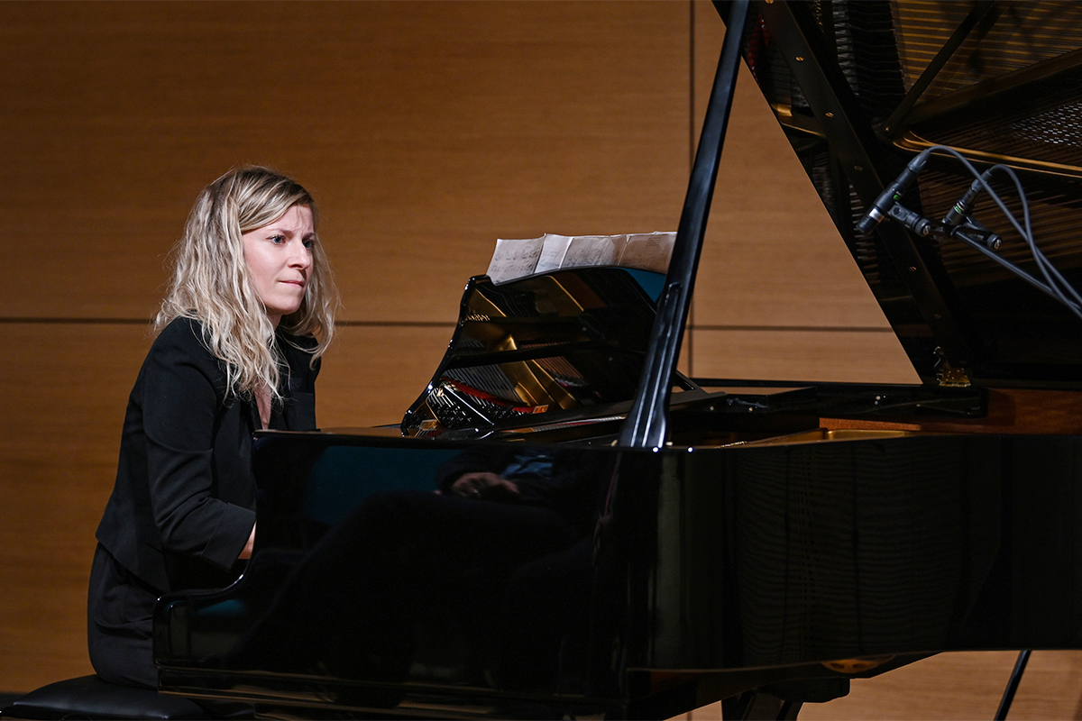 In den Händen der Pianistin Katarzyna Wasiak lag die musikalische Gestaltung des Abends. 