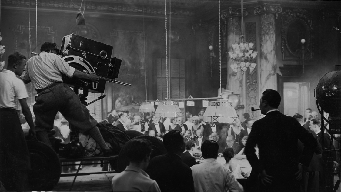 Dreharbeiten zu »Bomben auf Monte Carlo«, 1931. Foto: © Stiftung Deutsche Kinemathek Berlin