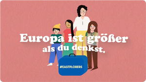 Film-Standbild: Ein Koffer geht auf Reisen – #eastplorers