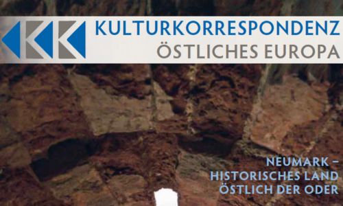Cover: KK – Kulturkorrespondenz östliches Europa Nr. 1435 – Mai 2023 (Ausschnitt)