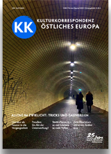 Titelblatt: KK – Kulturkorrespondenz östliches Europa | Ausgabe: Nr. 1448: Viertes Quartal 2025