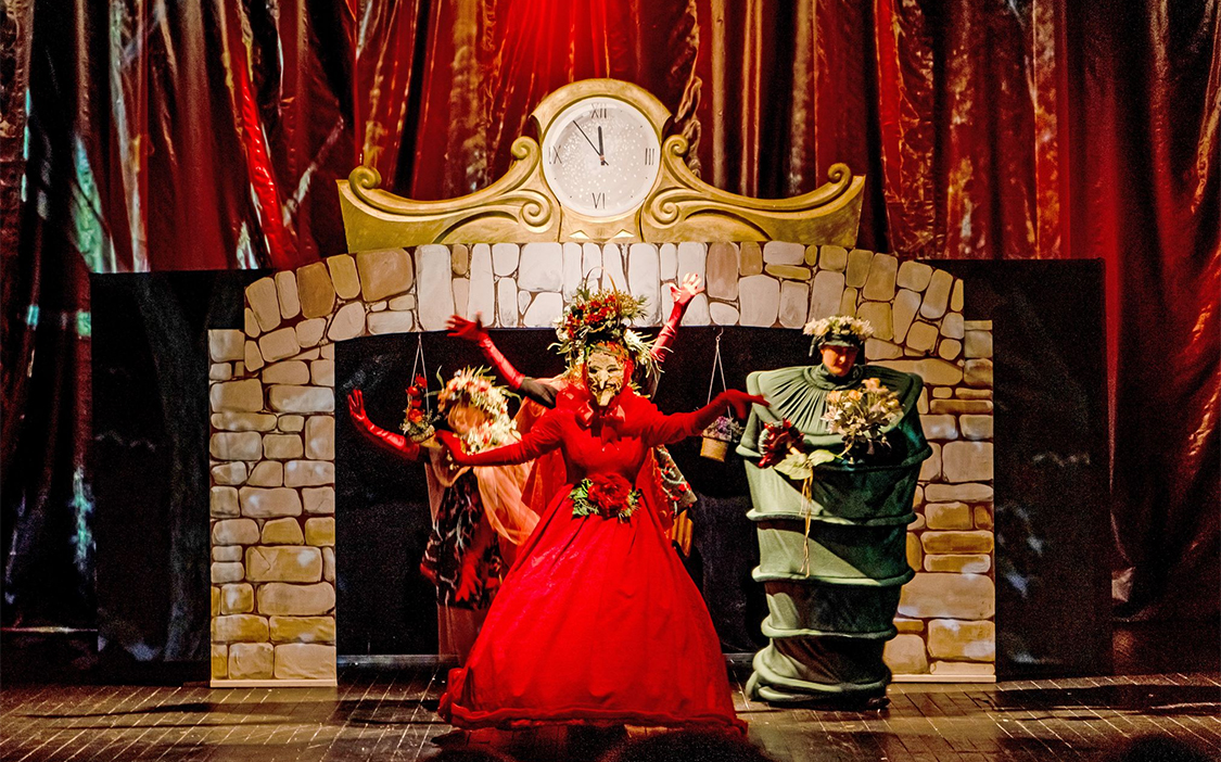 2014 wurde das Stück »Die Schneekönigin« aufgeführt. Foto: © Deutsches Theater Kasachstan