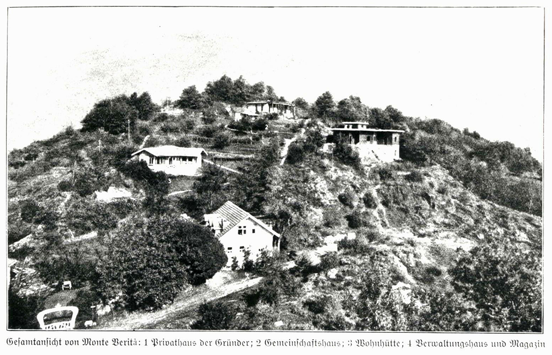 Postkarte der Naturheilanstalt Monte Verità, um 1906. Foto: © DMA Freudenstein