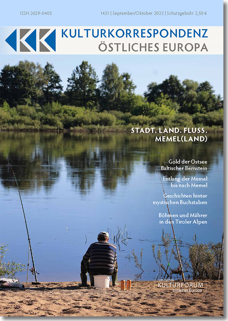 Titelblatt: KK – Kulturkorrespondenz östliches Europa | Ausgabe: Nr. 1431: Juli/August 2022
