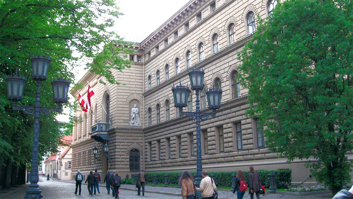 Riga, Gebäude des lettischen Parlaments (Saeima), bis 1918 Haus der Livländischen Ritterschaft. Foto: © Deutsches Kulturforum östliches Europa