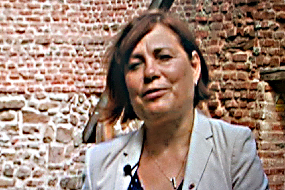 Caroline Fernolend. Screenshot aus dem Film von Christel Ungar-Țopescu