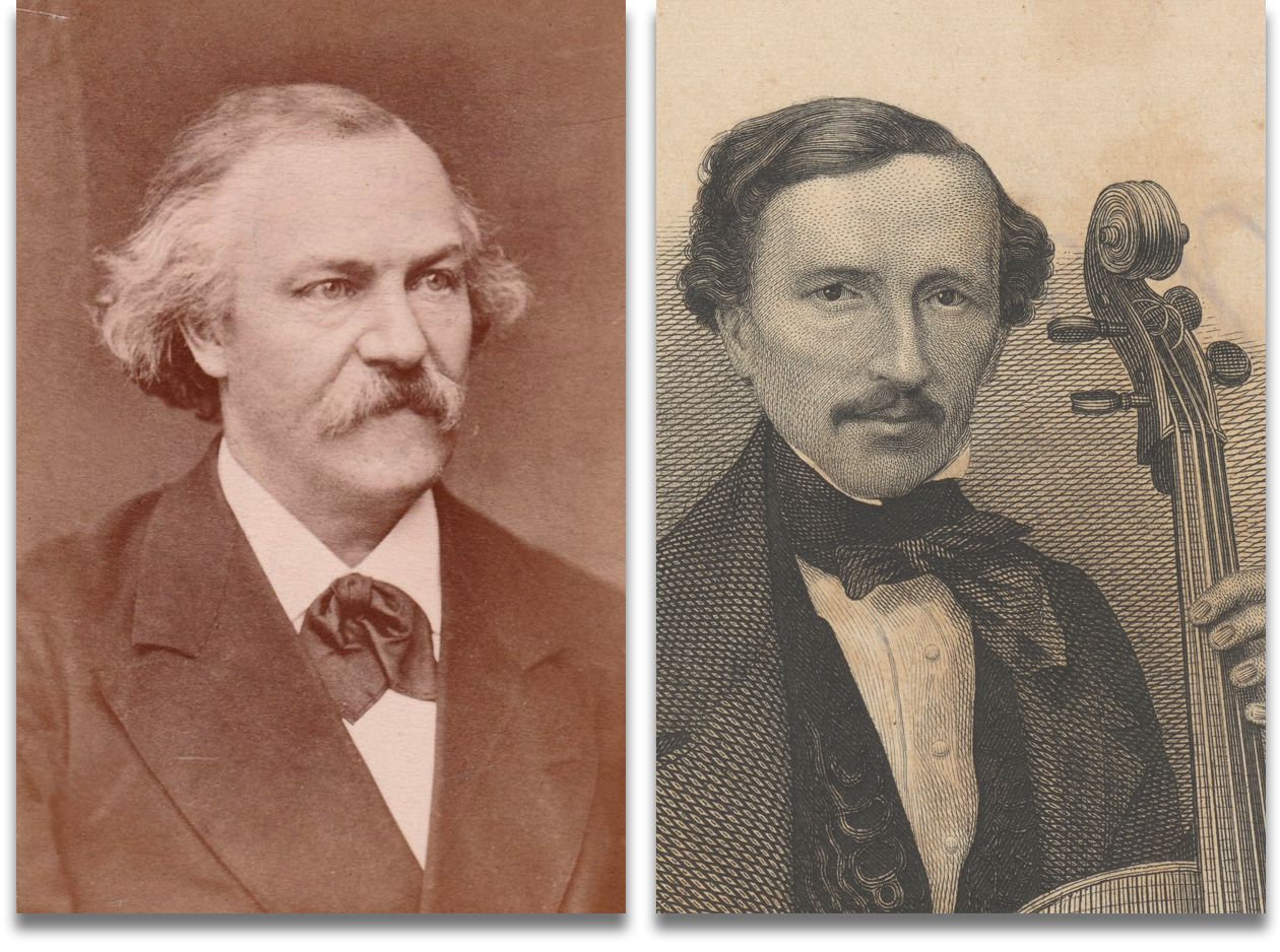 Heinrich Stiehl und Carl Schuberth. zeitgenössische Abbildungen