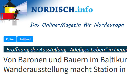 Screenshot: 03.02.2024, www.nordisch.info: Von Baronen und Bauern (Ausschnitt)
