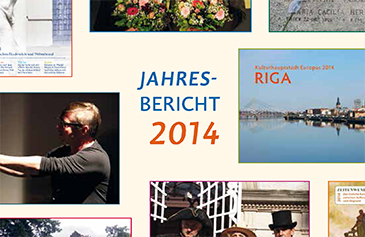 Cover: Jahresbericht des Deutschen Kulturforums östliches Europa 2014 (Ausschnitt)