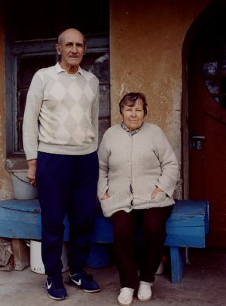 Der ehemalige Bauarbeiter Horst »Willi« Potschies und seine Frau Danutė Počienė, Hausfrau, in Panemunė