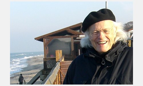 Michael Wieck im Dezember 2015 auf der Strandpromenade in Selenogradsk, früher Cranz