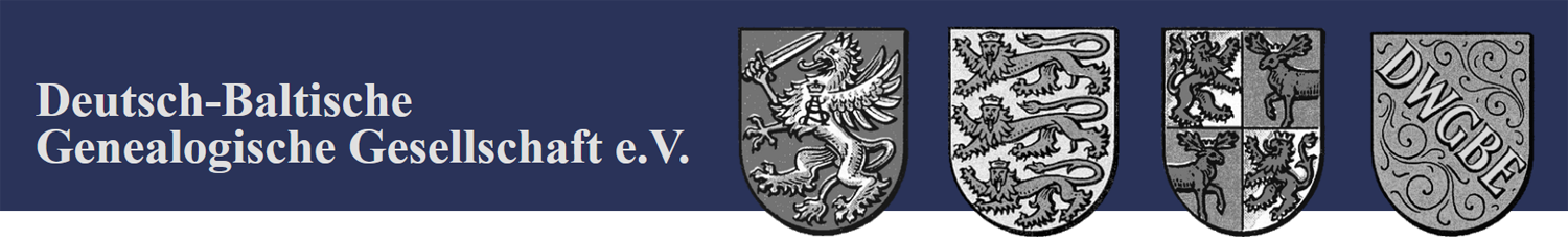 Logo: Deutsch-Baltische Genealogische Gesellschaft