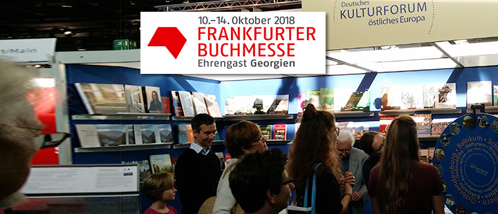 Das Deutsche Kulturforum östliches Europa auf der Frankfurter Buchmesse 2018 - Events
