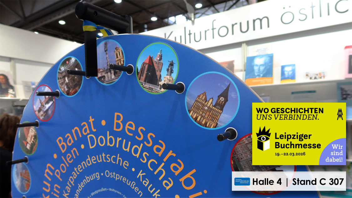 Das Deutsche Kulturforum östliches Europa auf der Leipziger Buchmesse 2026 - Veranstaltungen